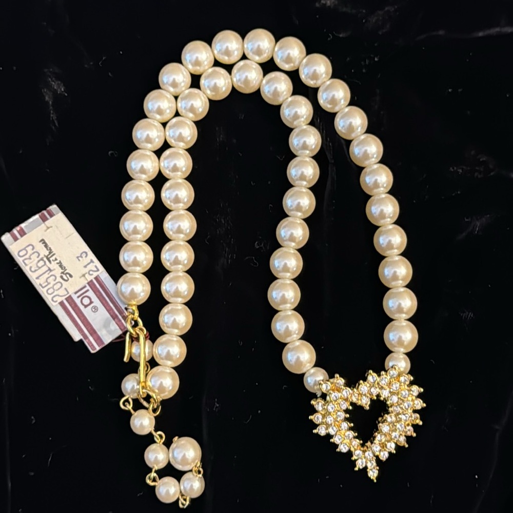 MARVELLA vintage 18” pearl necklace